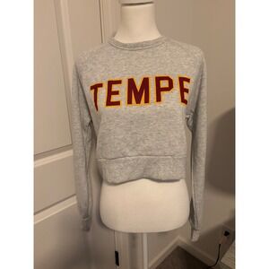 NWT Sporty Casual Crop "Tempe" Collegiate Style Sweatshirt XS